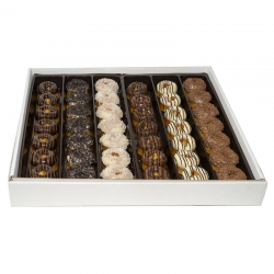 PRECOMMANDE Assortiment pâte d'amandes forme Donuts - boîte 1,260kg