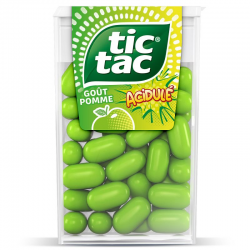 Tic Tac Pomme Acidulée 18g - 24 boîtes **NOUVEAU**