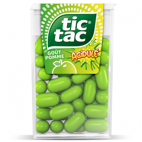 Tic Tac Pomme Acidulée 18g - 24 boîtes **NOUVEAU**