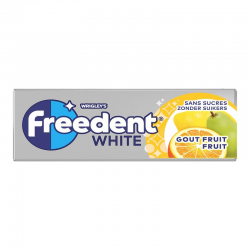 Freedent dragées white fruits SANS SUCRES - le lot de 30