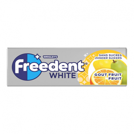 Freedent dragées white fruits SANS SUCRES - le lot de 30