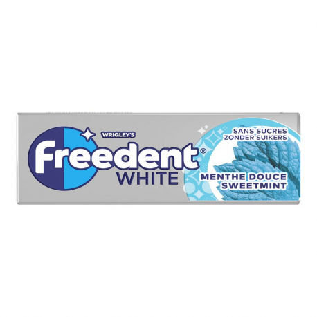 Freedent dragées white menthe douce SANS SUCRES - le lot de 30