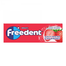 Freedent dragées fraise SANS SUCRES - le lot de 30