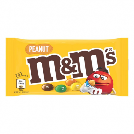 M&MS Peanut 45g - boîte de 36