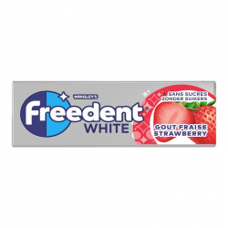 Freedent dragées white fraise SANS SUCRES - le lot de 30