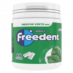 Mini bottle Freedent white menthe verte SANS SUCRE 46D 64g - le lot de 6
