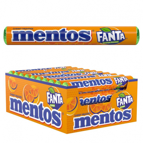 Mentos Fanta - boîte de 40 rouleaux