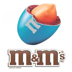 M&M's Peanut Bleu Lagon (Aqua) - 1kg