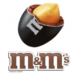 M&M's Peanut Noir (Black) - 1kg