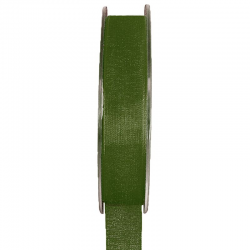 Ruban 15MM en organdi KAKI - la bobine de 20 mètres
