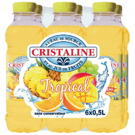 Cristaline tropical - par 24 Pet 50 cl