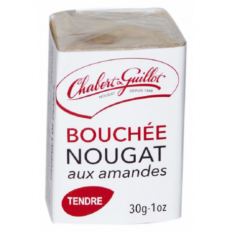 Nougats tendres de Montélimar aux amandes 30g - 24 bouchées