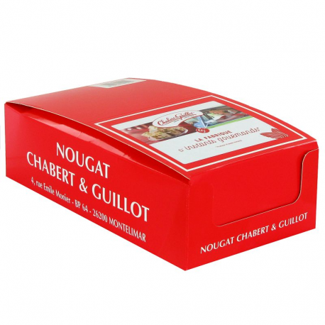 Nougats de Montélimar tendres 30g - boîte de 24 barres