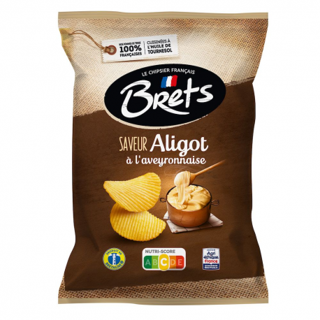 Chips Brets saveur aligot à l'Aveyronnaise 125g - 10 paquets