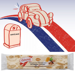 Nougats de Montélimar Chabert & Guillot 100g - boîte de 33 barres