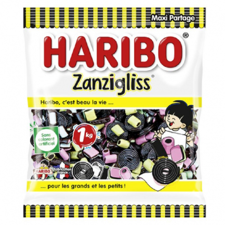Zanzigliss HARIBO (nouveau sac kg) - 1kg