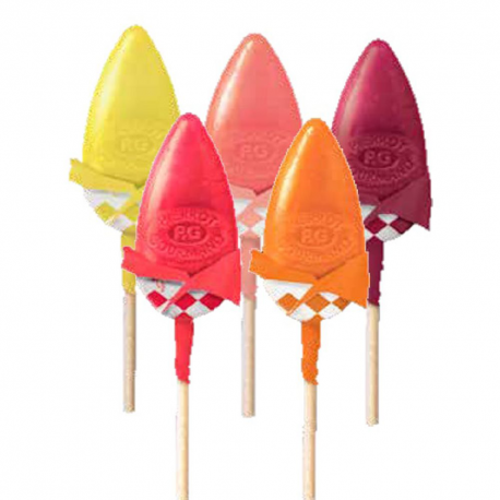 Sucettes plates assorties Pierrot Gourmand - Les 100