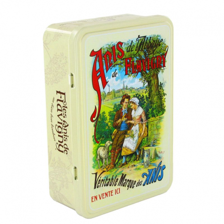 Boîte à sucre en métal Anis de Flavigny - pièce