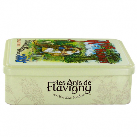 Boîte à sucre en métal Anis de Flavigny - pièce