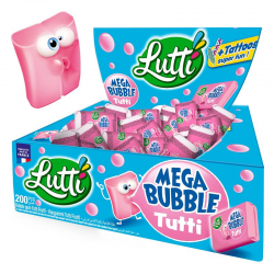 Mega Bubble Tutti Lutti - boîte de 200