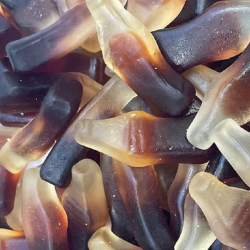 Bouteilles cola lisses SANS SUCRE - sachet de 1,5kg
