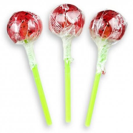 Sucettes Space chupi pastèque - tubo de 150