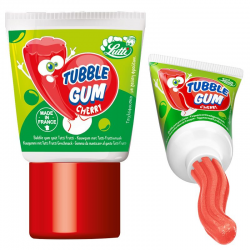 Tubble gum Cherry Lutti - boîte de 36 tubes