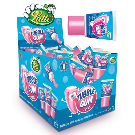 Tubble gum Tutti Lutti - boîte de 36