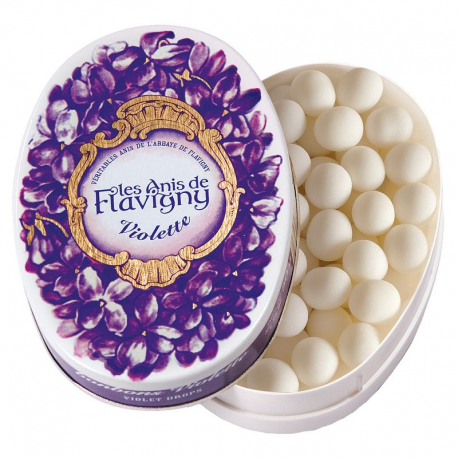 Boîtes collection Flavigny violette 50g - 12 boîtes