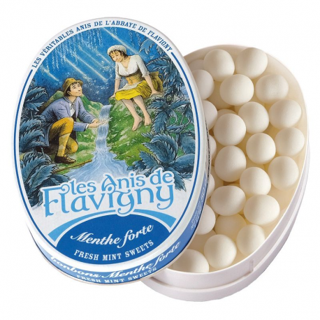 Boîtes collection Flavigny menthe 50g - 12 boîtes