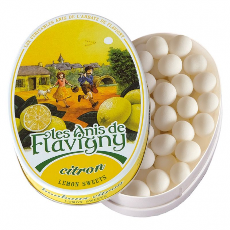 Boîtes collection Flavigny citron 50g - 12 boîtes