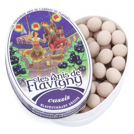 Boîtes collection Flavigny cassis 50g - 12 boîtes