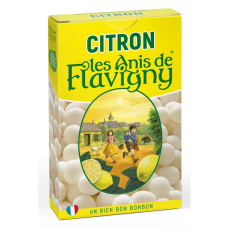Boîtes originales Flavigny citron 40g - 8 étuis