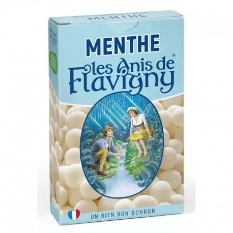 Boîtes originales Flavigny menthe 40g - 8 étuis