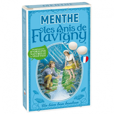Boîtes originales Flavigny menthe 40g - 8 étuis