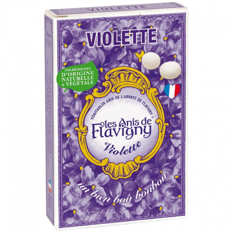 Boîtes originales Flavigny violette 40g - 8 étuis