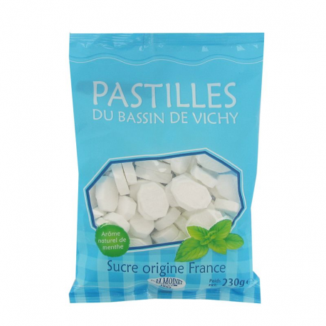 Pastilles de Vichy authentiques Menthe - sachet de 230g