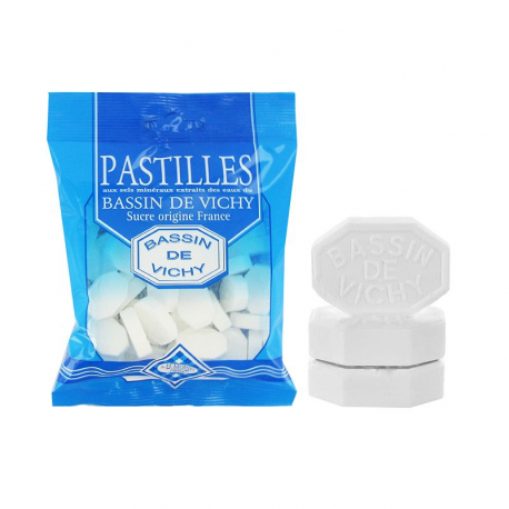 Pastilles de Vichy authentiques Menthe 150g - carton de 20 sachets