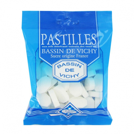 Pastilles de Vichy authentiques Menthe 150g - carton de 20 sachets