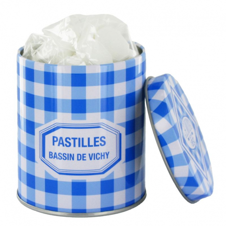 Pastilles de Vichy authentiques Menthe - boîte carreaux de 200g