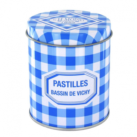 Pastilles de Vichy authentiques Menthe - boîte carreaux de 200g