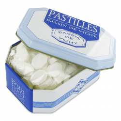 Pastilles de Vichy authentiques Menthe - boîte octogonale de 300g