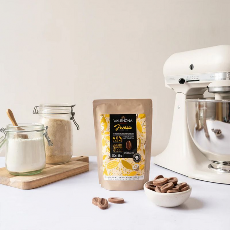 Fèves de chocolat Jivara lactée 40% Valrhona - 250g