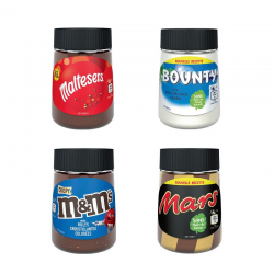 Pâtes à tartiner panachées 350g - les 4 pots assortis