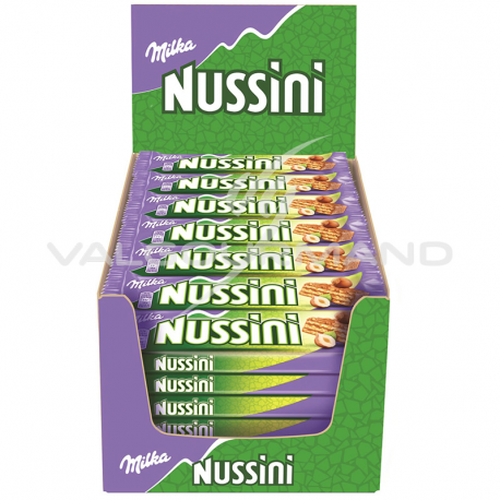 Nussini Milka 31,5g - la boîte de 35