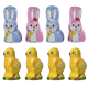 Poussins et lapins en chocolat s/alu à cacher - 360g