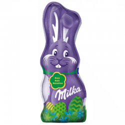 Lapin en chocolat au lait noisettes Milka - 95g