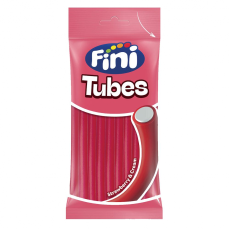 Tube sour Fraise Lisse 90g - 12 sachets