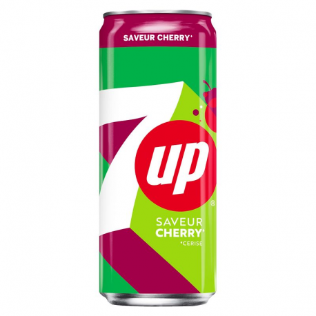 Seven Up Cherry boîte 33cl - 24 canettes