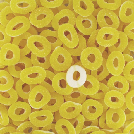Anneaux citrons acides - 1kg